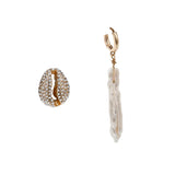 Freshwater Pearl Drop Earrings Long Strips Female Valentine's Gift