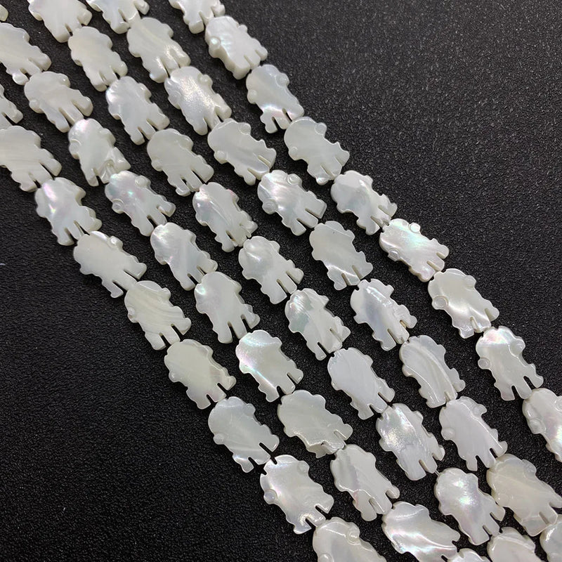 Natural Shell Animal-shaped Beads for Jewelry Making