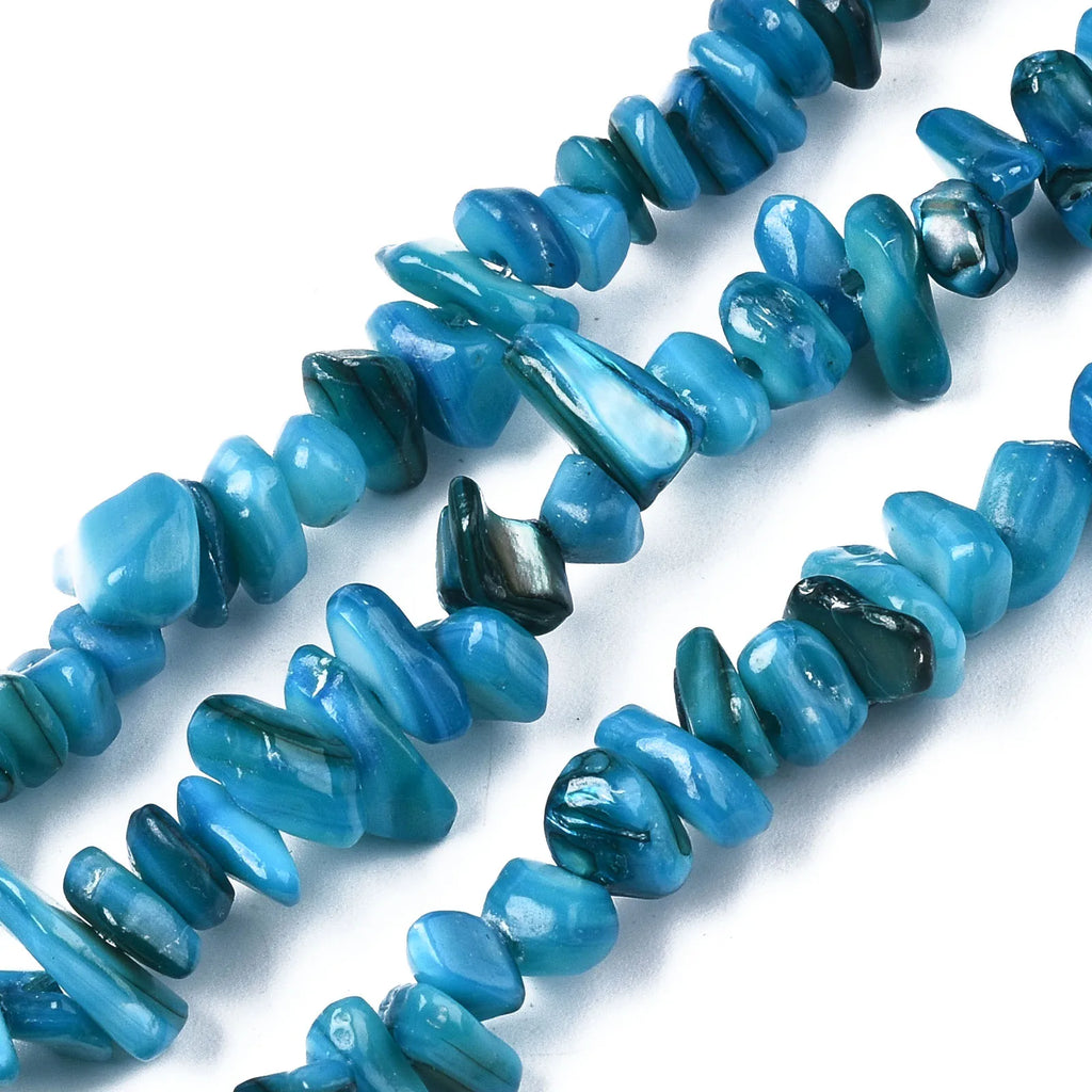 Colorful Freshwater Shell Bead Strands DIY Bracelet