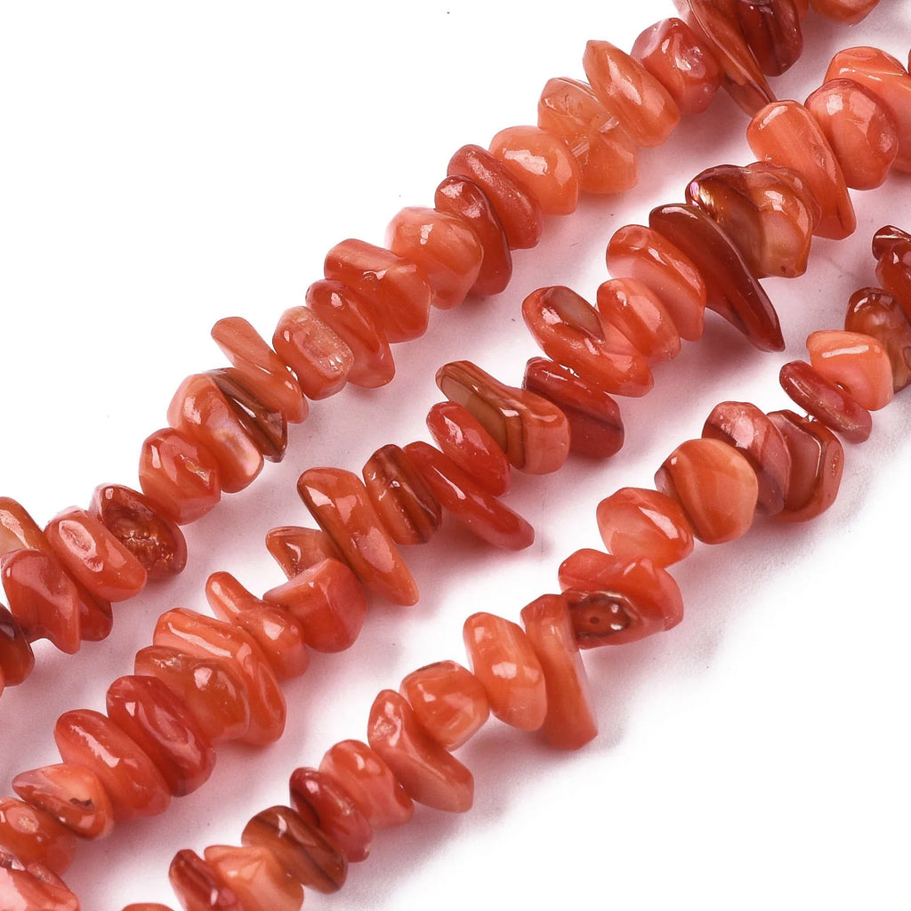 Colorful Freshwater Shell Bead Strands DIY Bracelet