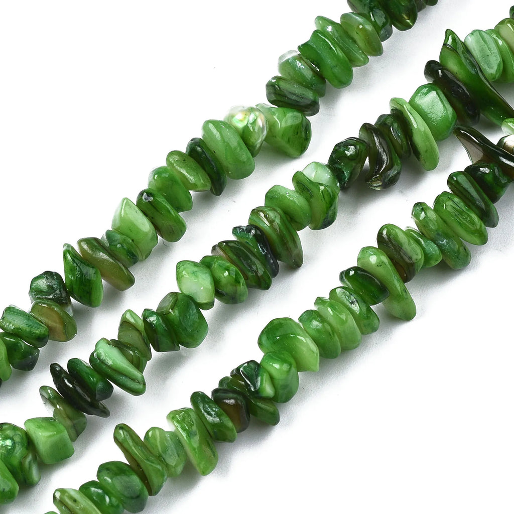 Colorful Freshwater Shell Bead Strands DIY Bracelet
