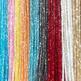 Natural Freshwater Shell Beads Mother-of-Pearl DIY Necklace Earrings 3.5mm