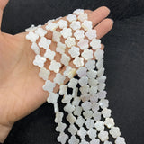 Flower Shape Shell Mother Of Pearl Loose Spacer Beads For Jewelry Making
