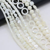 Natural Freshwater Shell Beads Mother of Pearl Loose Bead for Jewelry Making DIY