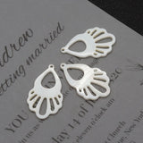 Natural Shell Fishtail Shape Pendant DIY Jewelry Accessory