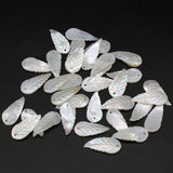 Natural Shell Pendant Beads Leaf-shaped DIY Necklace Earrings