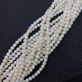 Natural Freshwater Shell Round Bead Mother-of-pearl 2-6mm Loose Beads