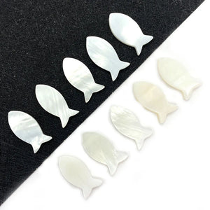 Freshwater Shell Fish Beads 9x17mm Mother Of Pearl Charm Jewelry Making DIY