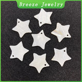 Natural Freshwater Shell Star Pendant for Glamour Party Necklace