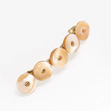 Mother of Pearl Shell Hairpin Round Geometry Barrette Hair Clip