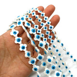 Freshwater Shell Evil Eye Beads DIY Jewelry Accessories