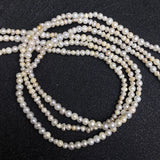 Freshwater Pearl A-Grade Round Beads 3-4mm DIY Jewelry Making