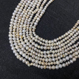 Freshwater Pearl A-Grade Round Beads 3-4mm DIY Jewelry Making