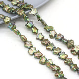 Top Green Freshwater Pearl Bead Five Pointed Star Loose Beads for DIY Jewelry