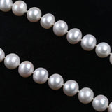 Freshwater 8-10mm Near Round Pearl Necklace Jewelry Necklace