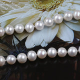 Freshwater 8-10mm Near Round Pearl Necklace Jewelry Necklace