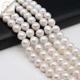 Natural Freshwater Baroque Pearl Irregular Round Isolation Loose Beads