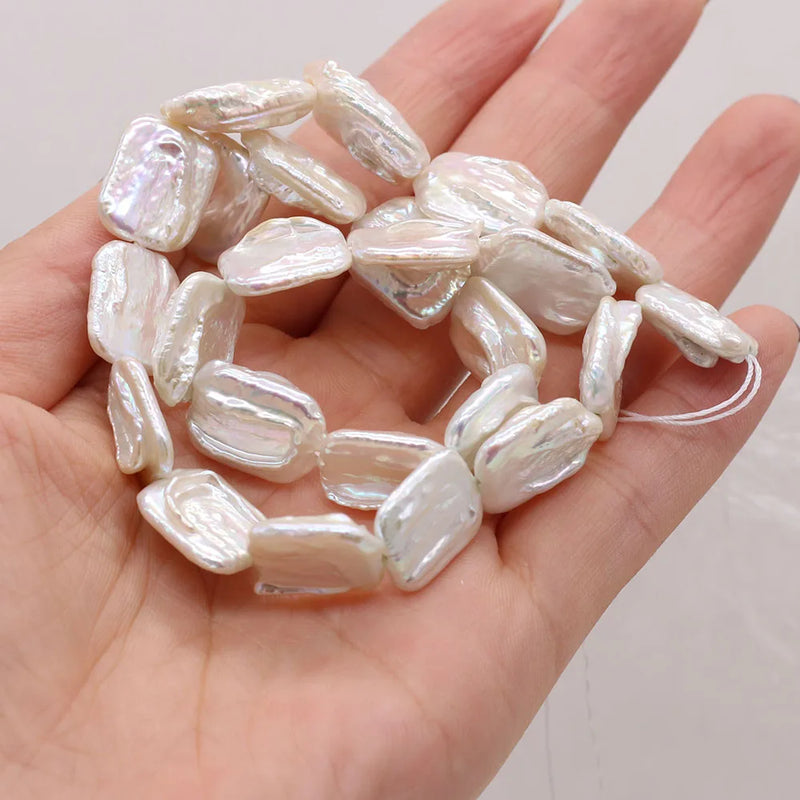 Baroque Pearl Rectangle Loose Beads for DIY Jewelry Making