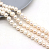 Freshwater Pearl Beads Round Loose Pearls for Jewelry Making DIY Charms