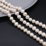 Freshwater Pearl Beads Round Loose Pearls for Jewelry Making DIY Charms