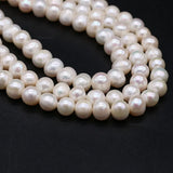 Freshwater Pearl Beads Round Loose Pearls for Jewelry Making DIY Charms