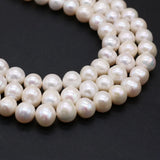 Freshwater Pearl Beads Round Loose Pearls for Jewelry Making DIY Charms