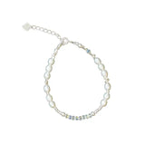 Baroque Pearl Bracelet 925 Silver Women's Bangle