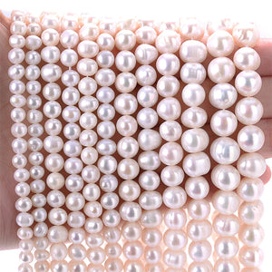 Natural Freshwater Pearl Mother Bead High Irregular Oval Loose Pearl
