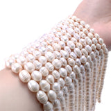 Natural Freshwater Pearl Mother Bead High Irregular Oval Loose Pearl