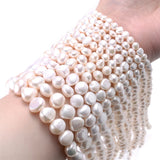 Natural Freshwater Pearl Mother Bead High Irregular Oval Loose Pearl