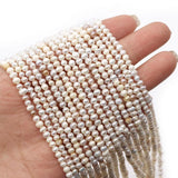 Natural Freshwater Pearl Round DIY Necklace Pendant