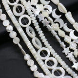 Freshwater Shell Beads Loose Spacer Beads for Jewelry Making DIY