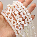 Freshwater Shell Beads Loose Spacer Beads for Jewelry Making DIY