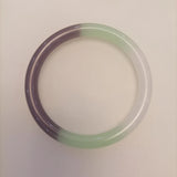 Natural Fuchsia Hand Carved Wide Bar Jade Bracelet Boutique Jewelry