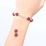 Natural Garnet Bracelet Hand Book Bracelet Wechat Business Direct Seeding
