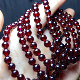 Natural Garnet Bracelet Alcohol Red Brazil Garnet Hand String Women