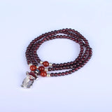 Garnet Bracelet 925 Silver Fox Charm Women's Jewelry Gift