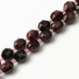 8mm Dark Red Olive Shape Garnet Gemstone Beads 15inch