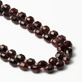 8mm Dark Red Olive Shape Garnet Gemstone Beads 15inch