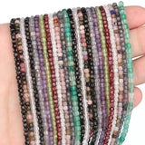 Mixed Gemstone Cube Beads for Jewelry Making DIY