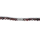Natural Garnet Stone Cut Beads 10mm Jewelry Necklace for Women