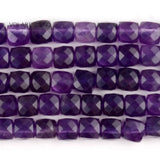 Faceted Amethyst Beads for DIY Jewelry Making