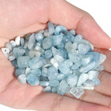 Aquamarine Chip Stone Beads 3-5-8mm 16''