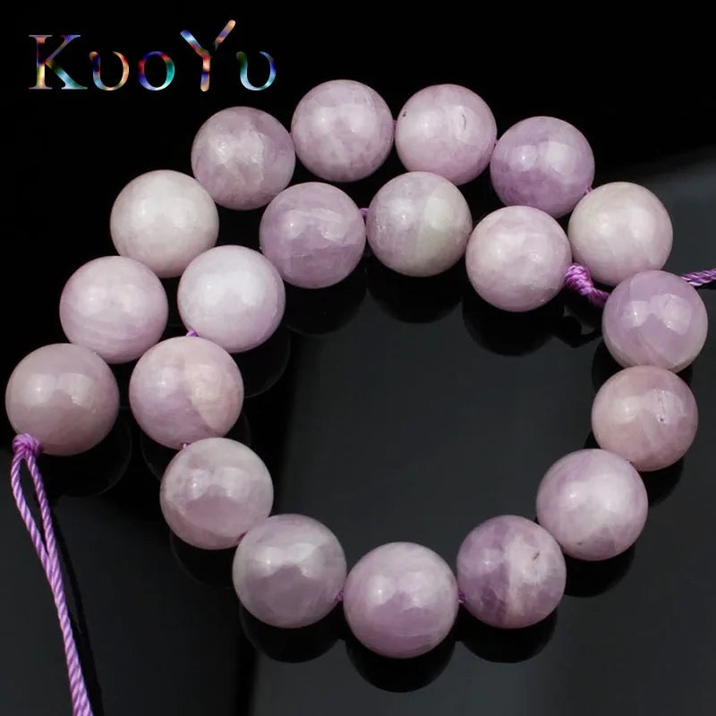 Kunzite Purple Spodumene Stone Beads for Jewelry Making Diy Bracelets