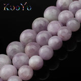 Kunzite Purple Spodumene Stone Beads for Jewelry Making Diy Bracelets