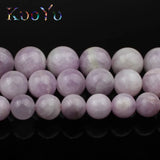 Kunzite Purple Spodumene Stone Beads for Jewelry Making Diy Bracelets