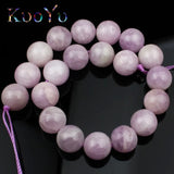 Kunzite Purple Spodumene Stone Beads for Jewelry Making Diy Bracelets