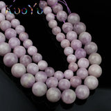 Kunzite Purple Spodumene Stone Beads for Jewelry Making Diy Bracelets