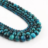Peacock Tiger Eye Round Beads for DIY Jewelry Making 6 8 10mm