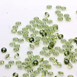 Peridot Round Cut 1.7mm Natural Gem Loose Stone